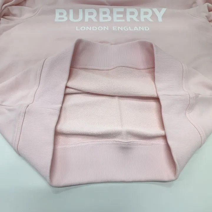 Burberry Burberry Logo Print Sweatshirt for Women in Pink 0079 Size L / US 10 / IT 46 - 8 Thumbnail