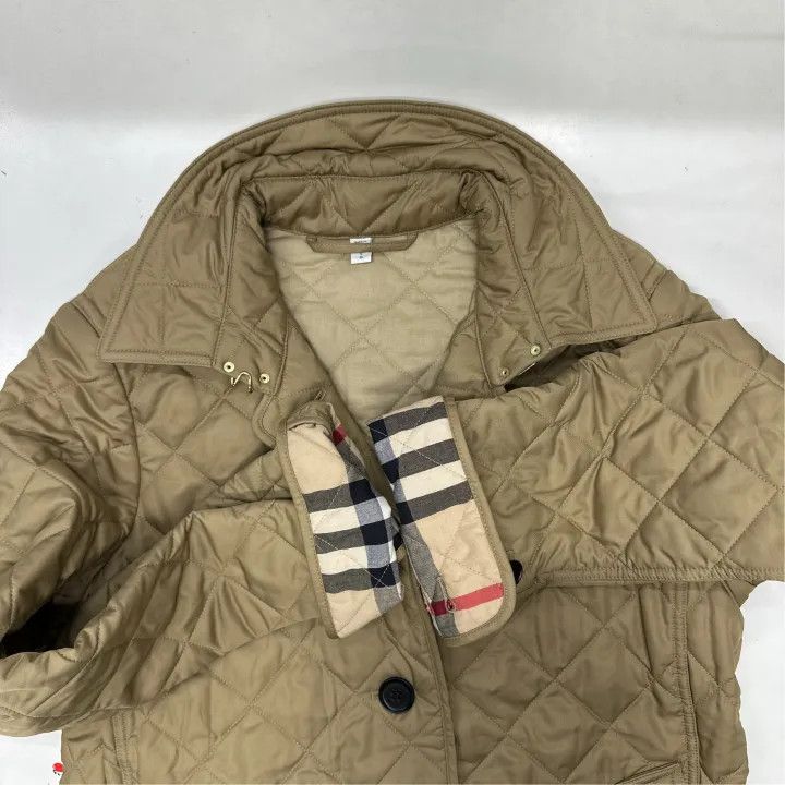 Burberry Burberry Quilted Button-Up Jacket for Women 0079 Size L / US 10 / IT 46 - 5 Thumbnail
