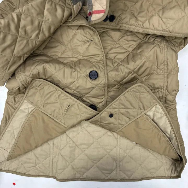 Burberry Burberry Quilted Button-Up Jacket for Women 0079 Size L / US 10 / IT 46 - 6 Thumbnail