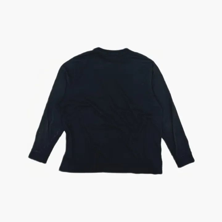 Burberry Burberry Black Logo Print Long Sleeve T-Shirt 0079 Size L / US 10 / IT 46 - 3 Thumbnail