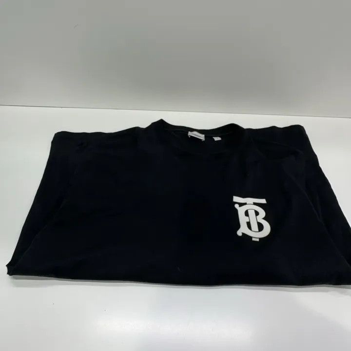 Burberry Burberry Black Logo Print Long Sleeve T-Shirt 0079 Size L / US 10 / IT 46 - 9 Thumbnail