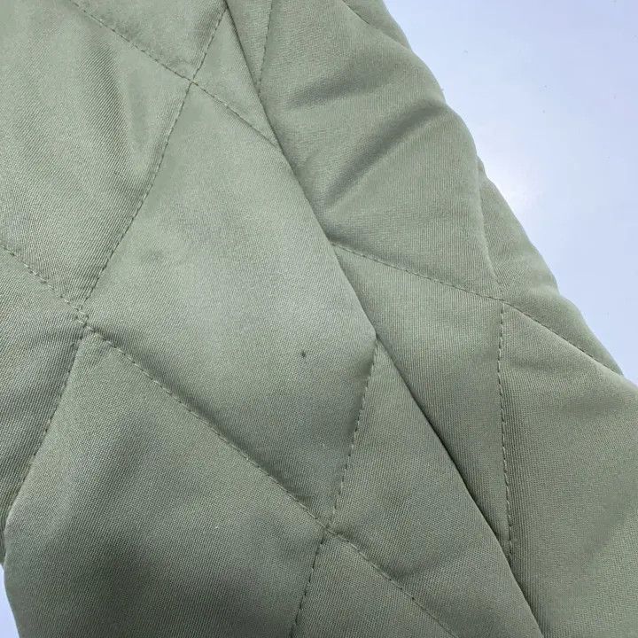 Burberry Burberry SS22 Green Quilted Long Sleeve Cotton Coat 0079 Size L / US 10 / IT 46 - 7 Thumbnail