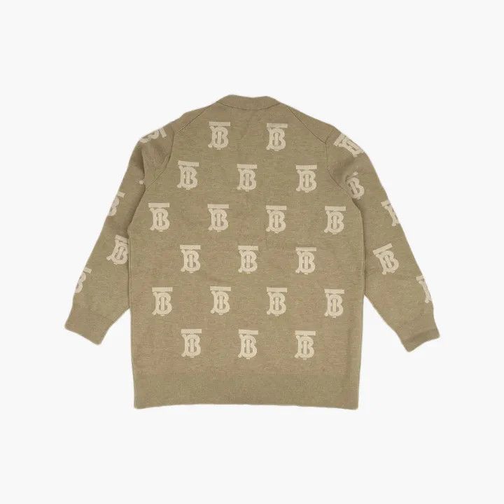 Burberry Burberry Logo Loose Knit Sweater for Women 0079 Size L / US 10 / IT 46 - 3 Thumbnail