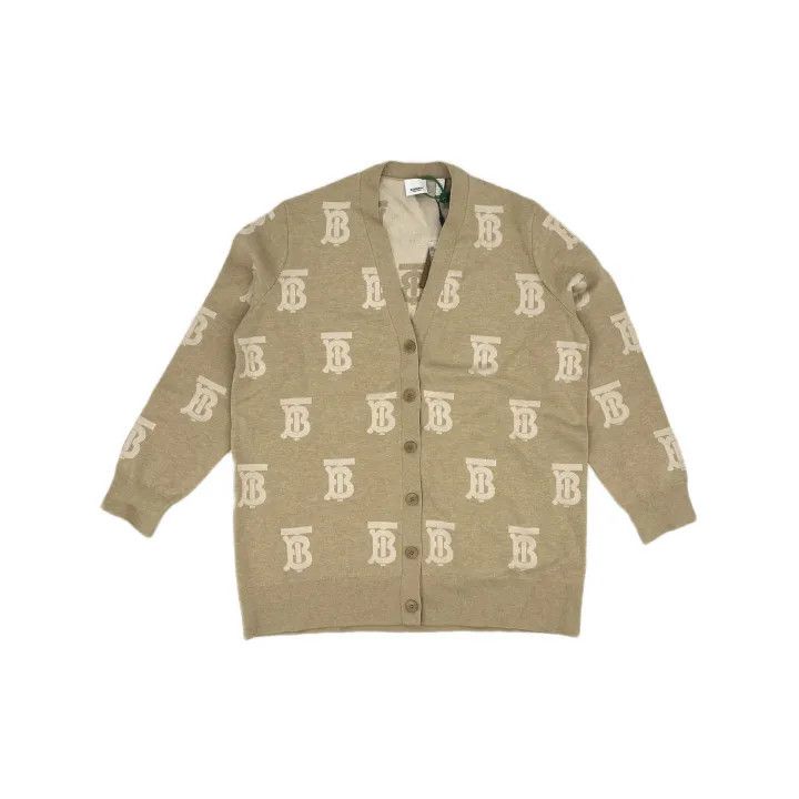 Burberry Burberry Logo Loose Knit Sweater for Women 0079 Size L / US 10 / IT 46 - 2 Thumbnail