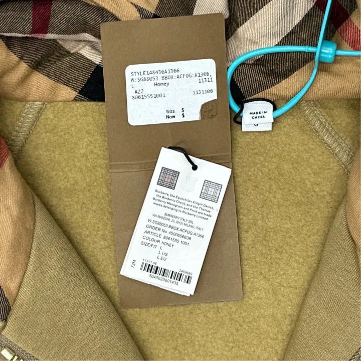 Burberry Burberry FW22 Hoodie with Logo Embroidery 0079 Size L / US 10 / IT 46 - 4 Thumbnail