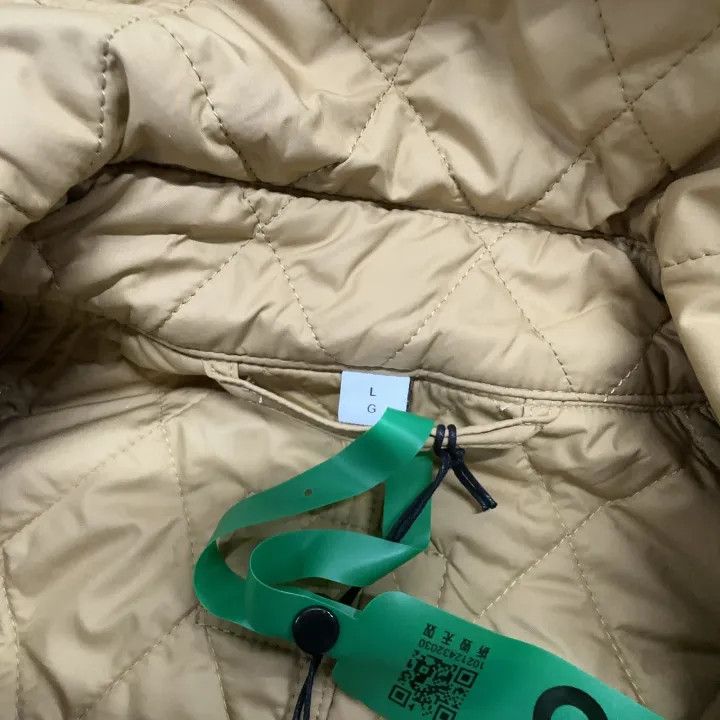 Burberry Burberry SS23 Beige Double-Breasted Mid-Length Cotton Coat 0079 Size L / US 10 / IT 46 - 5 Thumbnail