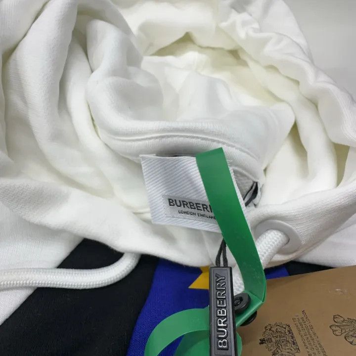 Burberry Burberry Hooded Sweatshirt with Geometric Print 0079 Size L / US 10 / IT 46 - 4 Thumbnail