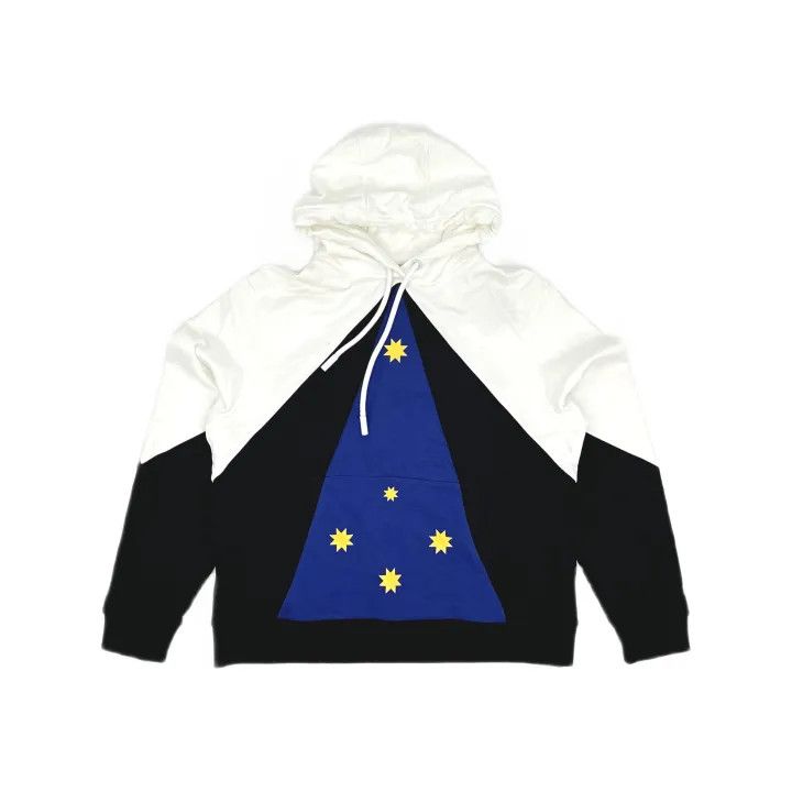 Burberry Burberry Hooded Sweatshirt with Geometric Print 0079 Size L / US 10 / IT 46 - 2 Thumbnail