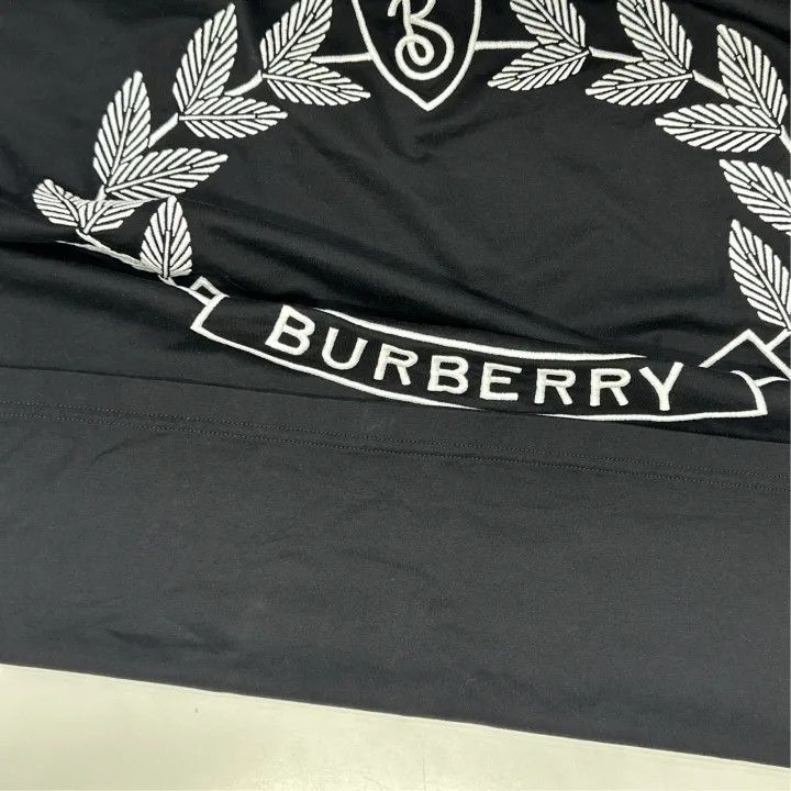Burberry Burberry Black Short Sleeve Casual T-Shirt 0079 Size L / US 10 / IT 46 - 6 Thumbnail