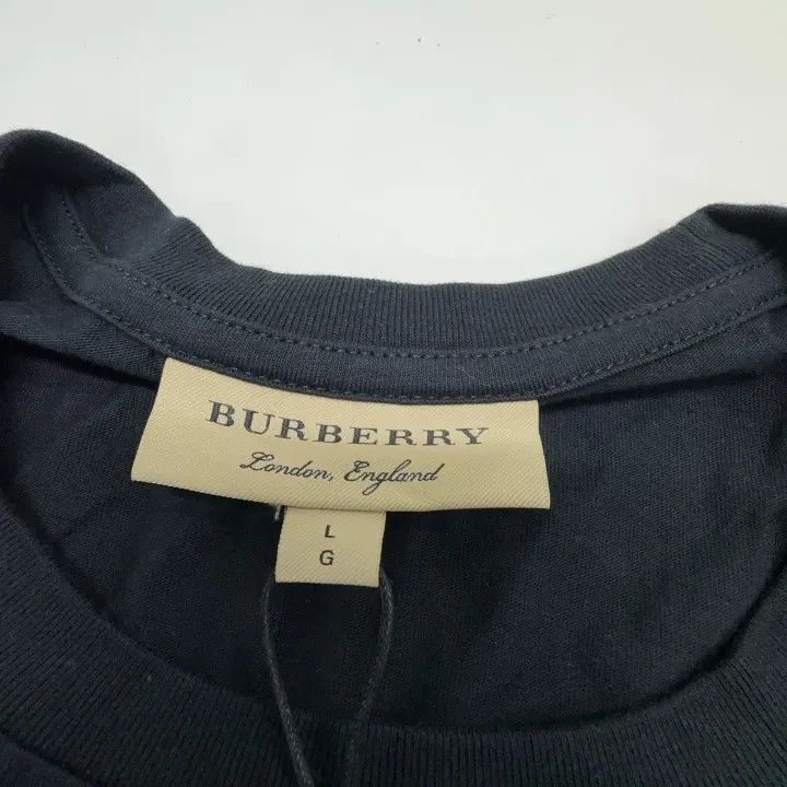 Burberry Burberry Black Logo Short Sleeve T-Shirt 0079 Size L / US 10 / IT 46 - 11 Thumbnail