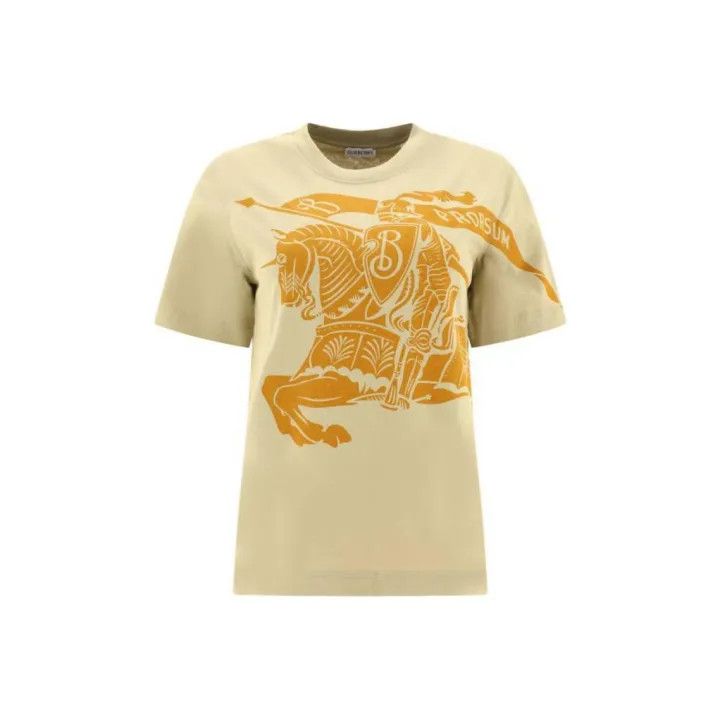 Burberry Burberry Yellow Graphic Short Sleeve T-Shirt 0079 Size M / US 6-8 / IT 42-44 - 2 Thumbnail