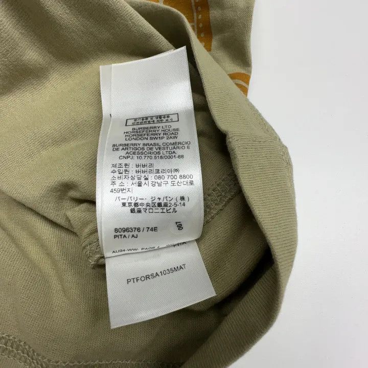 Burberry Burberry Yellow Graphic Short Sleeve T-Shirt 0079 Size M / US 6-8 / IT 42-44 - 3 Thumbnail