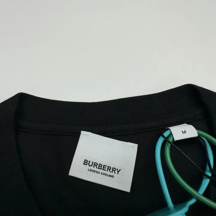 Burberry Burberry Logo Plaid Short Sleeve T-Shirt 0079 Size M / US 6-8 / IT 42-44 - 3 Thumbnail