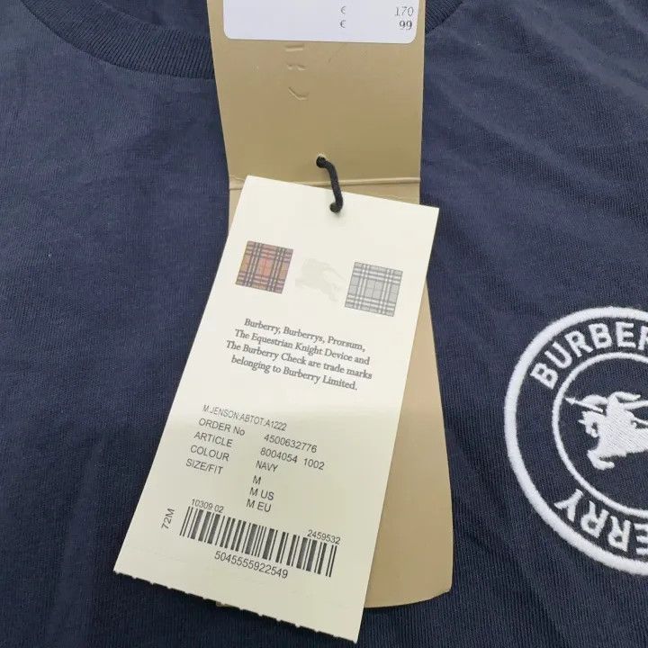 Burberry Burberry Logo Short Sleeve T-Shirt 0079 Size M / US 6-8 / IT 42-44 - 11 Thumbnail