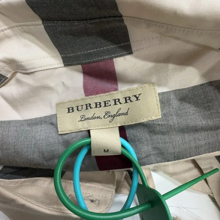 Burberry Burberry Plaid Print Casual Long Sleeve Shirt 0079 Size M / US 6-8 / IT 42-44 - 3 Thumbnail