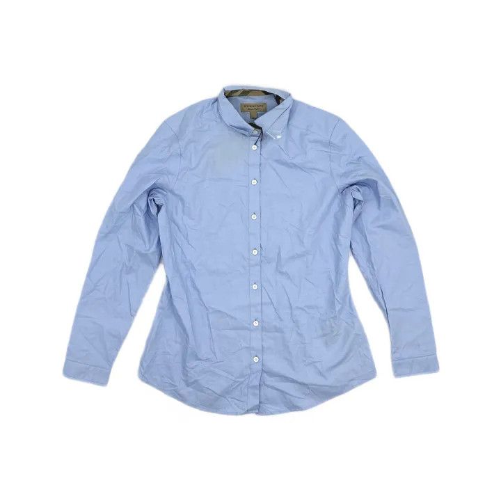 Burberry Burberry Casual Solid Long Sleeve Shirt 0079 Size M / US 6-8 / IT 42-44 - 2 Thumbnail