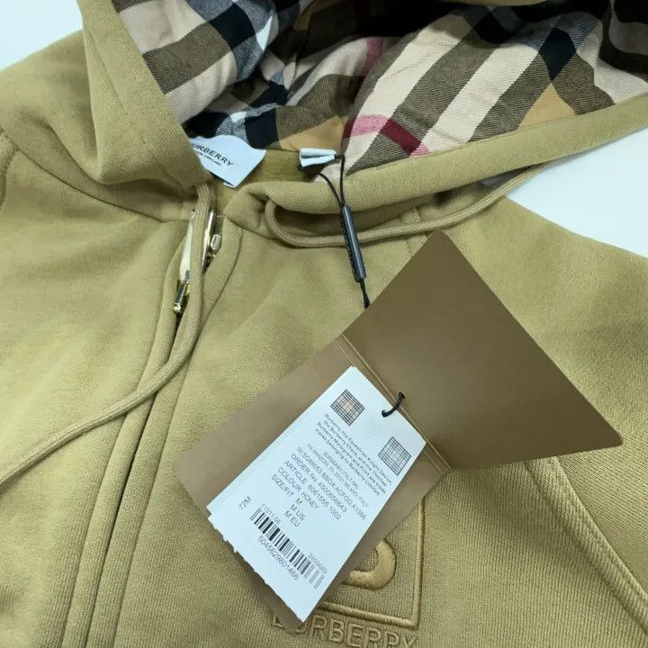 Burberry Burberry FW22 Embroidered Logo Hooded Sweatshirt 0079 Size M / US 6-8 / IT 42-44 - 4 Thumbnail