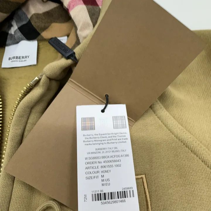 Burberry Burberry FW22 Logo Embroidered Hooded Sweatshirt 0079 Size M / US 6-8 / IT 42-44 - 5 Thumbnail