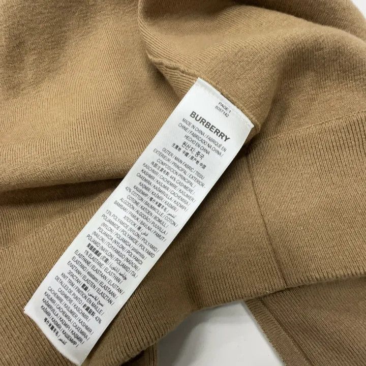 Burberry Burberry Cashmere Blend Hooded Long Sleeve Sweater 0079 Size M / US 6-8 / IT 42-44 - 4 Thumbnail