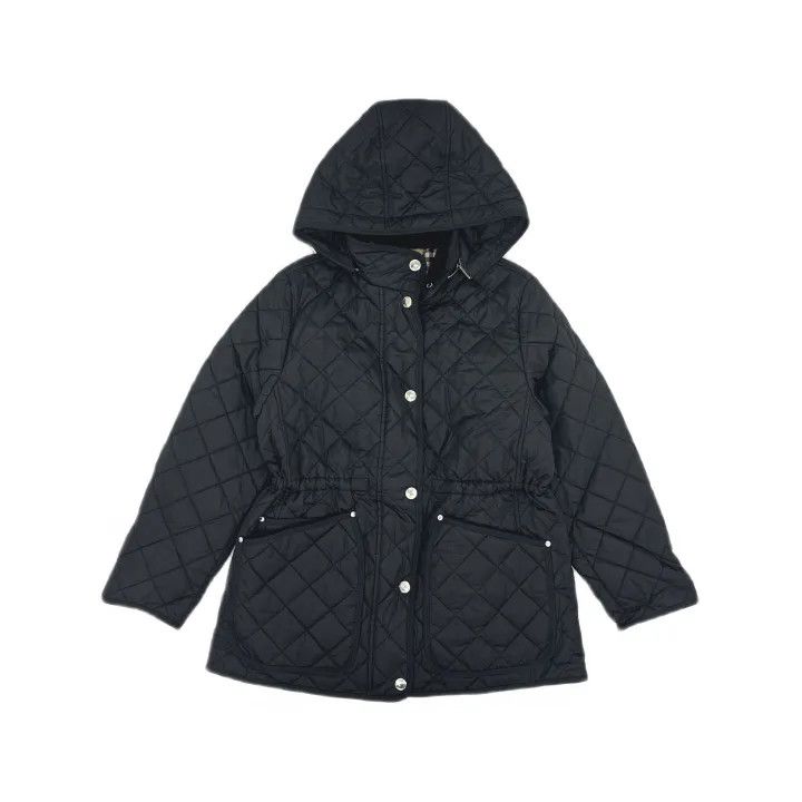 Burberry Burberry Black Quilted Hooded Jacket 0079 Size M / US 6-8 / IT 42-44 - 2 Thumbnail