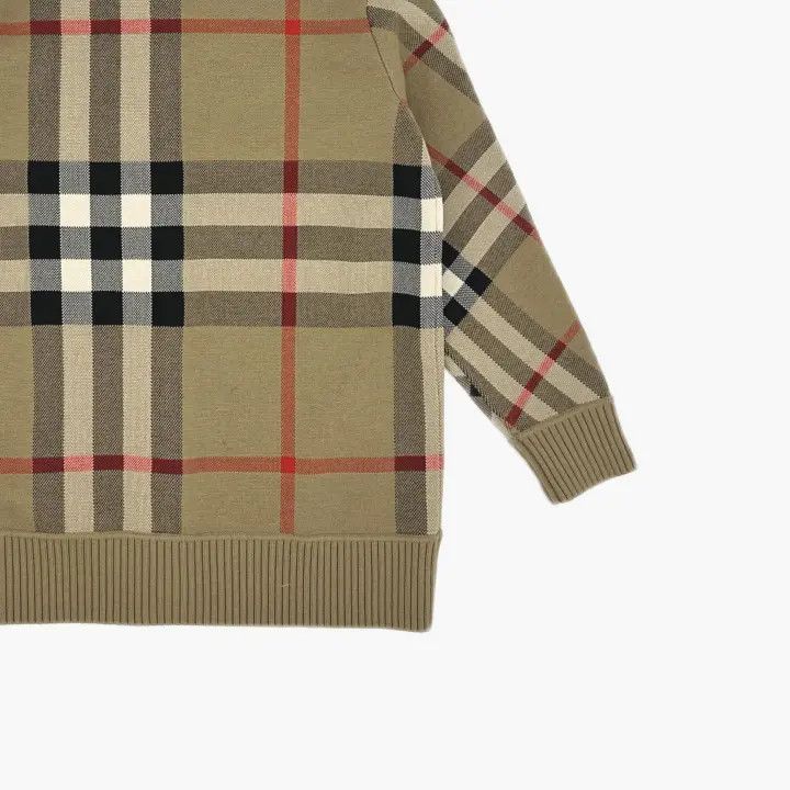 Burberry Burberry Classic Plaid Wool Cardigan for Women 0079 Size M / US 6-8 / IT 42-44 - 6 Thumbnail
