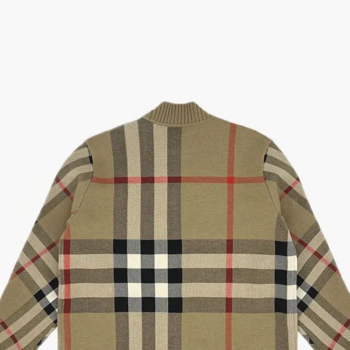 Burberry Burberry Classic Plaid Wool Cardigan for Women 0079 Size M / US 6-8 / IT 42-44 - 4 Thumbnail