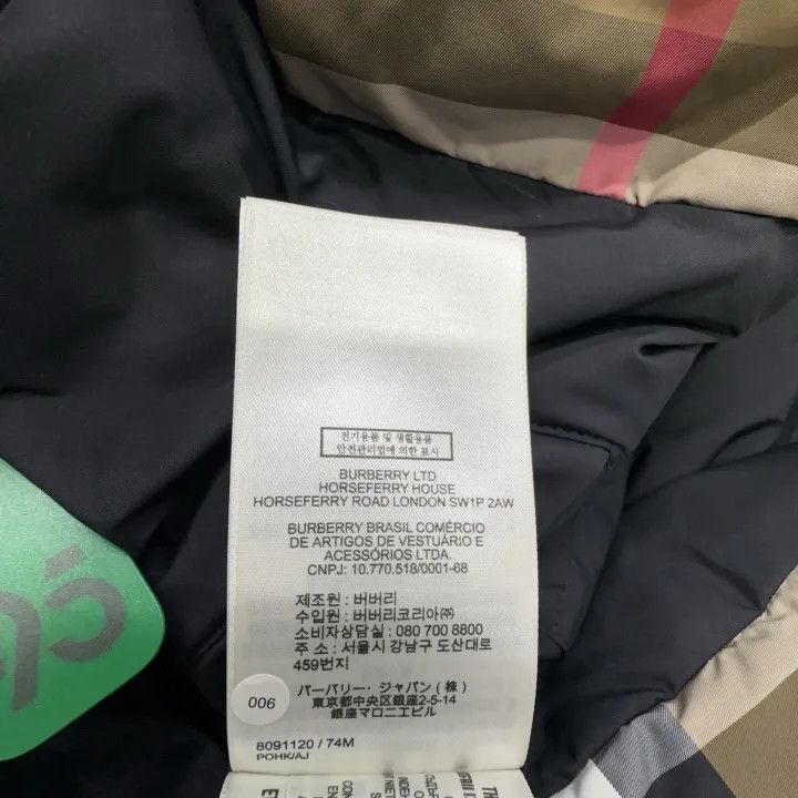 Burberry Burberry Women's Reversible Black Puffer Jacket 0079 Size M / US 6-8 / IT 42-44 - 4 Thumbnail