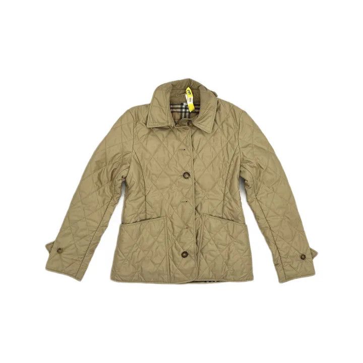 Burberry Burberry Women's Quilted Button-Up Jacket 0079 Size M / US 6-8 / IT 42-44 - 2 Thumbnail