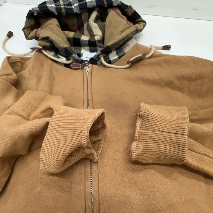 Burberry Burberry Coffee Color Zipper Hoodie for Women 0079 Size M / US 6-8 / IT 42-44 - 8 Thumbnail
