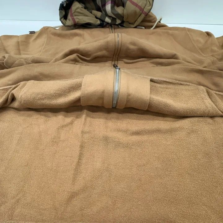 Burberry Burberry Coffee Color Zipper Hoodie for Women 0079 Size M / US 6-8 / IT 42-44 - 7 Thumbnail