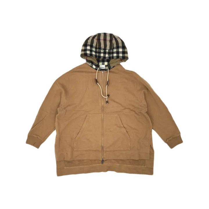 Burberry Burberry Coffee Color Zipper Hoodie for Women 0079 Size M / US 6-8 / IT 42-44 - 2 Thumbnail