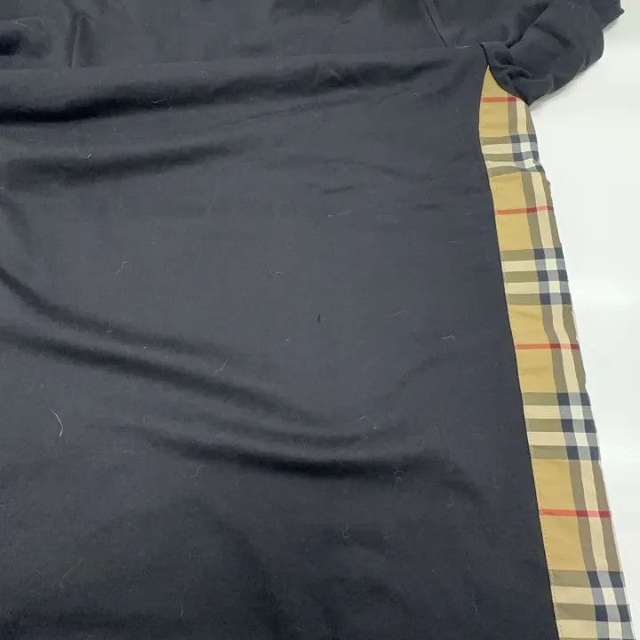 Burberry Burberry Logo Plaid Black Casual Short Sleeve T-Shirt 0079 Size M / US 6-8 / IT 42-44 - 18 Thumbnail