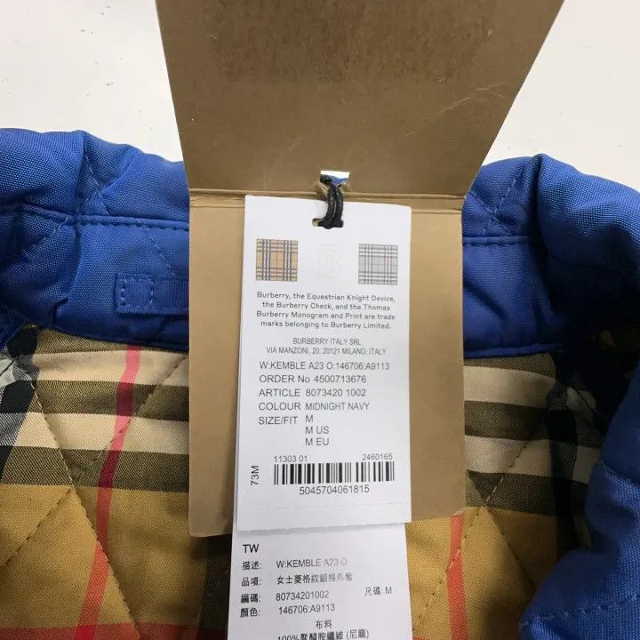 Burberry Burberry Quilted Long Sleeve Coat for Women 0079 Size M / US 6-8 / IT 42-44 - 6 Thumbnail