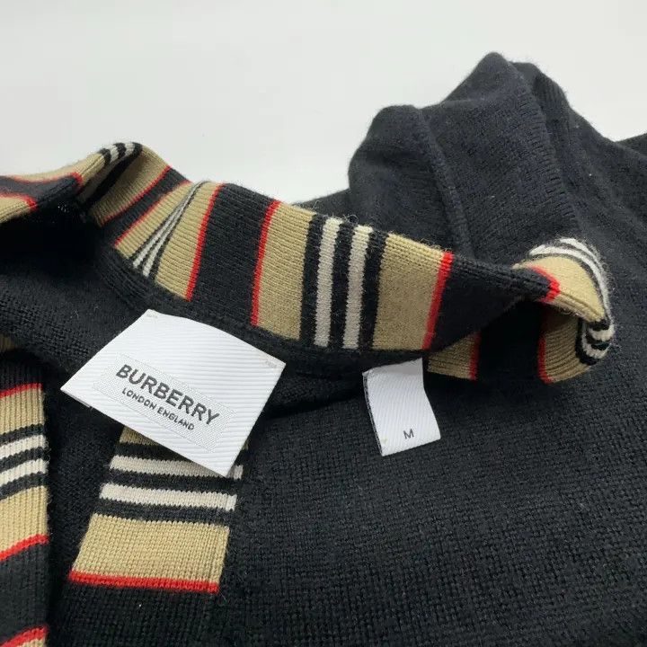 Burberry Burberry Classic Striped Merino Knit Sweater 0079 Size M / US 6-8 / IT 42-44 - 4 Thumbnail