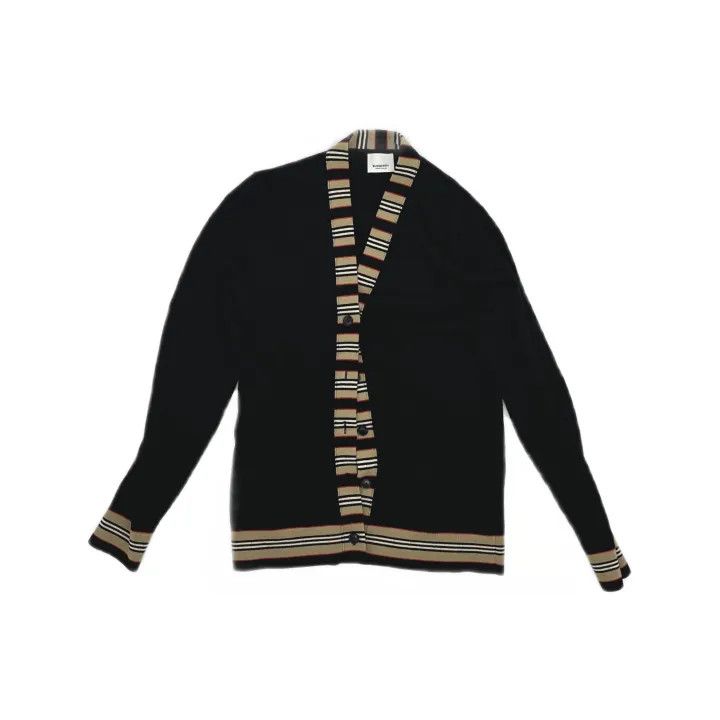 Burberry Burberry Classic Striped Merino Knit Sweater 0079 Size M / US 6-8 / IT 42-44 - 2 Thumbnail