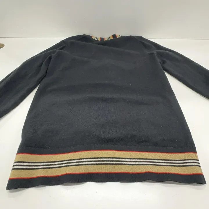 Burberry Burberry Classic Striped Merino Knit Sweater 0079 Size M / US 6-8 / IT 42-44 - 7 Thumbnail