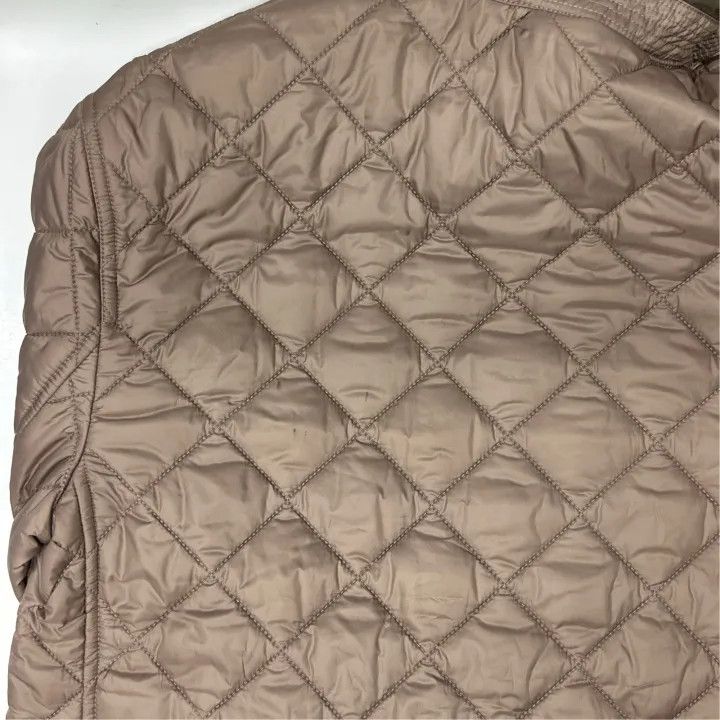 Burberry Burberry Quilted Long Sleeve Jacket in Beige 0079 Size M / US 6-8 / IT 42-44 - 7 Thumbnail