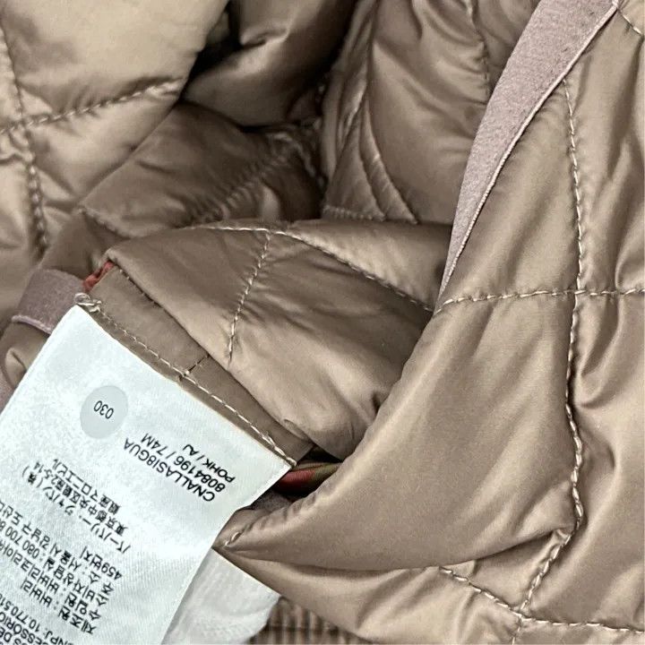 Burberry Burberry Quilted Long Sleeve Jacket in Beige 0079 Size M / US 6-8 / IT 42-44 - 5 Thumbnail