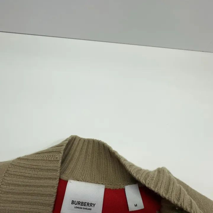 Burberry Burberry Classic Logo V-Neck Cashmere Sweater 0079 Size M / US 6-8 / IT 42-44 - 5 Thumbnail