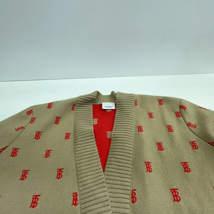 Burberry Burberry Classic Logo V-Neck Cashmere Sweater 0079 Size M / US 6-8 / IT 42-44 - 6 Thumbnail
