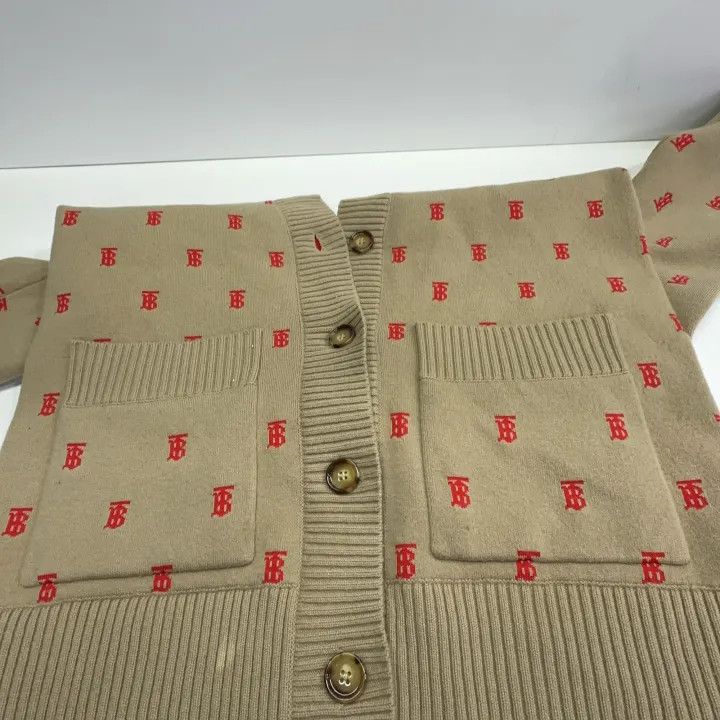 Burberry Burberry Classic Logo V-Neck Cashmere Sweater 0079 Size M / US 6-8 / IT 42-44 - 7 Thumbnail