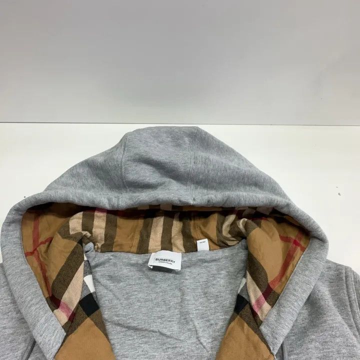 Burberry Burberry Gray Logo Hoodie for Men and Women 0079 Size M / US 6-8 / IT 42-44 - 6 Thumbnail