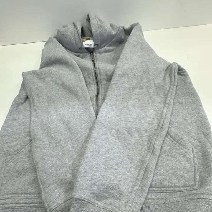 Burberry Burberry Gray Logo Hoodie for Men and Women 0079 Size M / US 6-8 / IT 42-44 - 10 Thumbnail