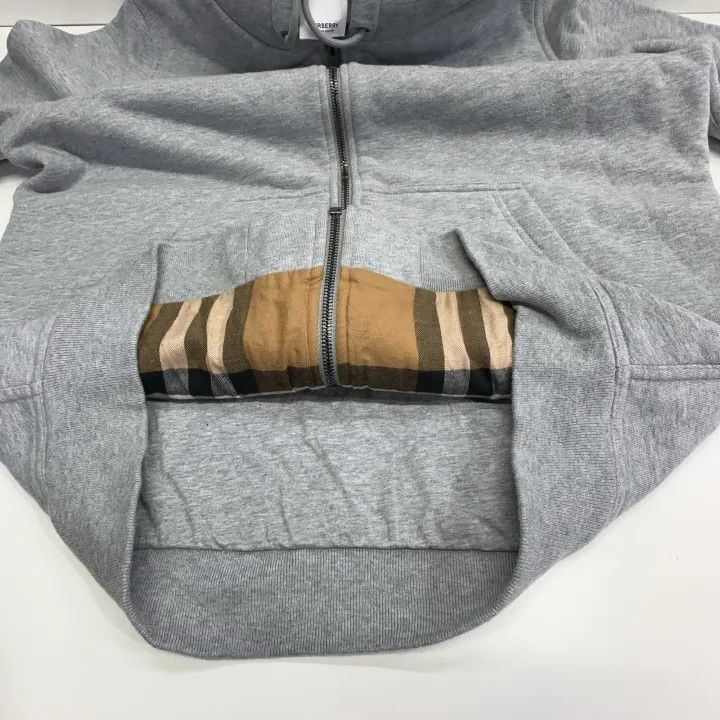 Burberry Burberry Gray Logo Hoodie for Men and Women 0079 Size M / US 6-8 / IT 42-44 - 9 Thumbnail