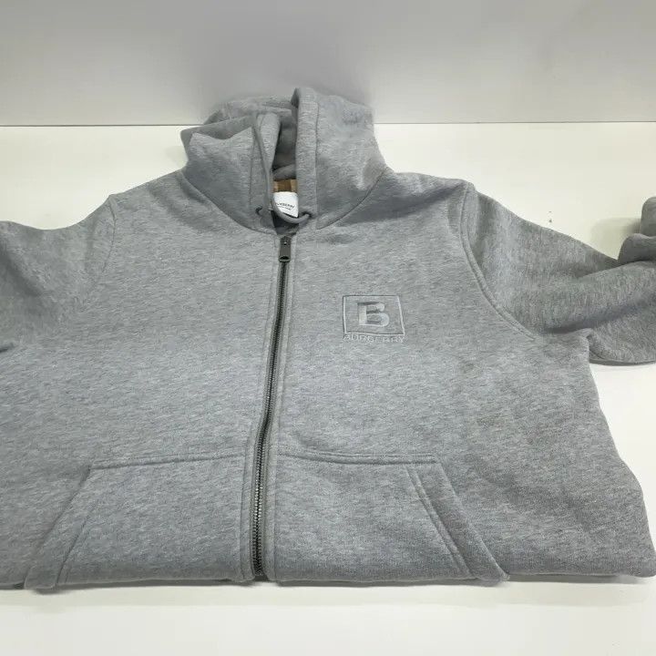 Burberry Burberry Gray Logo Hoodie for Men and Women 0079 Size M / US 6-8 / IT 42-44 - 8 Thumbnail