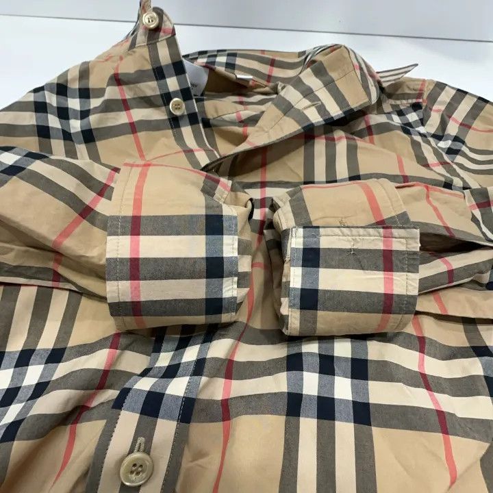 Burberry Burberry Classic Check Long Sleeve Button-Up Shirt 0079 Size M / US 6-8 / IT 42-44 - 7 Thumbnail