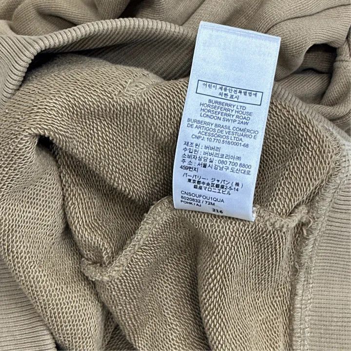 Burberry Burberry Letter Print Hooded Long Sleeve Sweatshirt 0079 Size M / US 6-8 / IT 42-44 - 3 Thumbnail