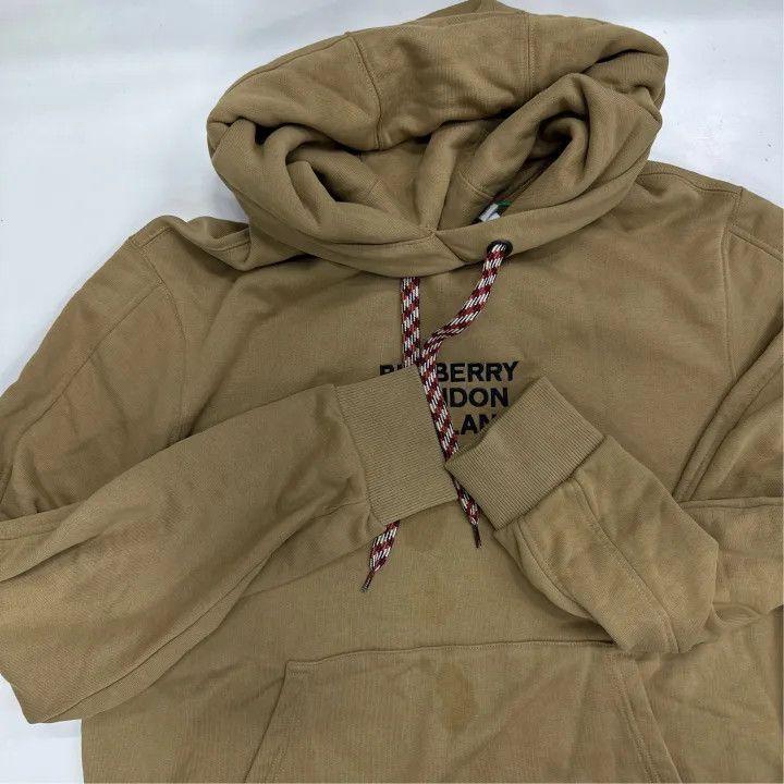 Burberry Burberry Letter Print Hooded Long Sleeve Sweatshirt 0079 Size M / US 6-8 / IT 42-44 - 6 Thumbnail