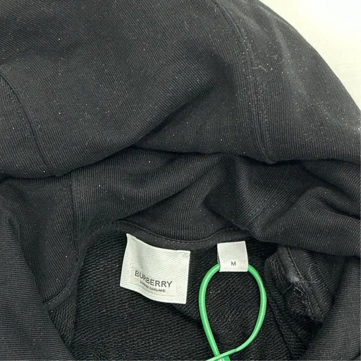 Burberry Burberry Black Letter Print Hoodie for Women 0079 Size M / US 6-8 / IT 42-44 - 2 Thumbnail