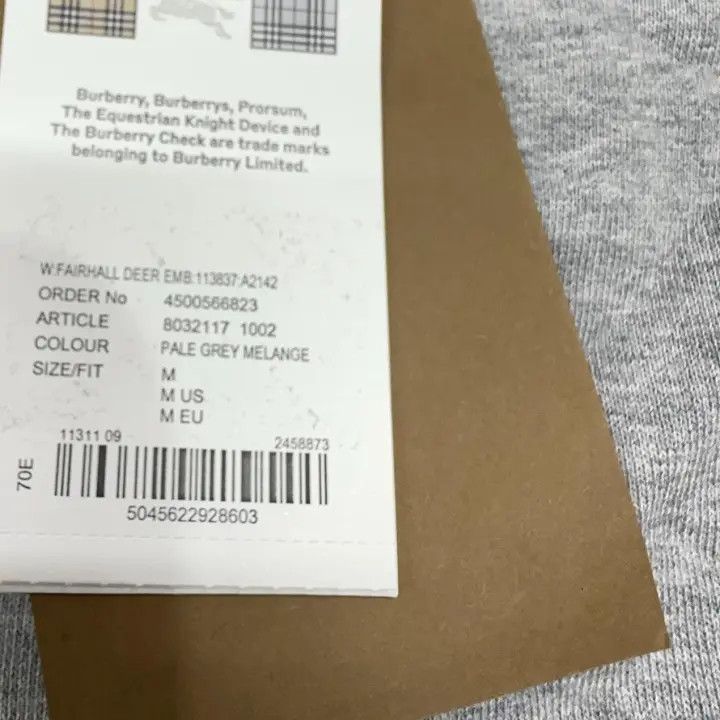 Burberry Burberry Gray Deer Graphic Sweatshirt for Women 0079 Size M / US 6-8 / IT 42-44 - 9 Thumbnail